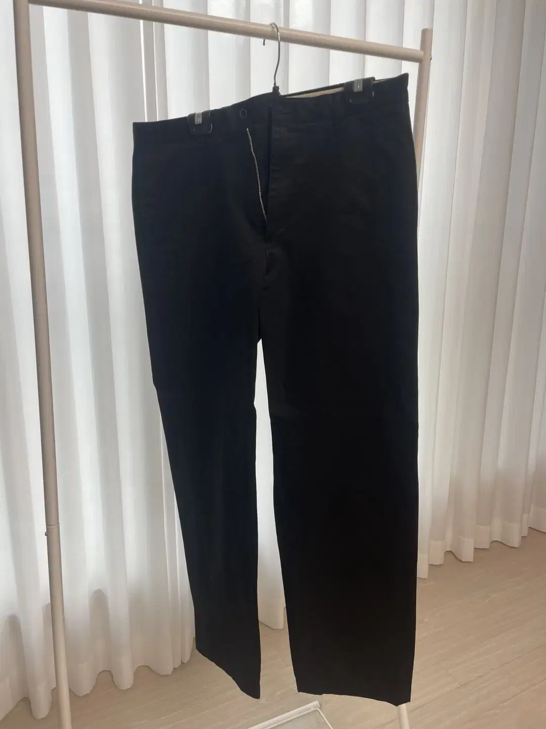 [포터리] Washed Tapered Pants 블랙 4사이즈