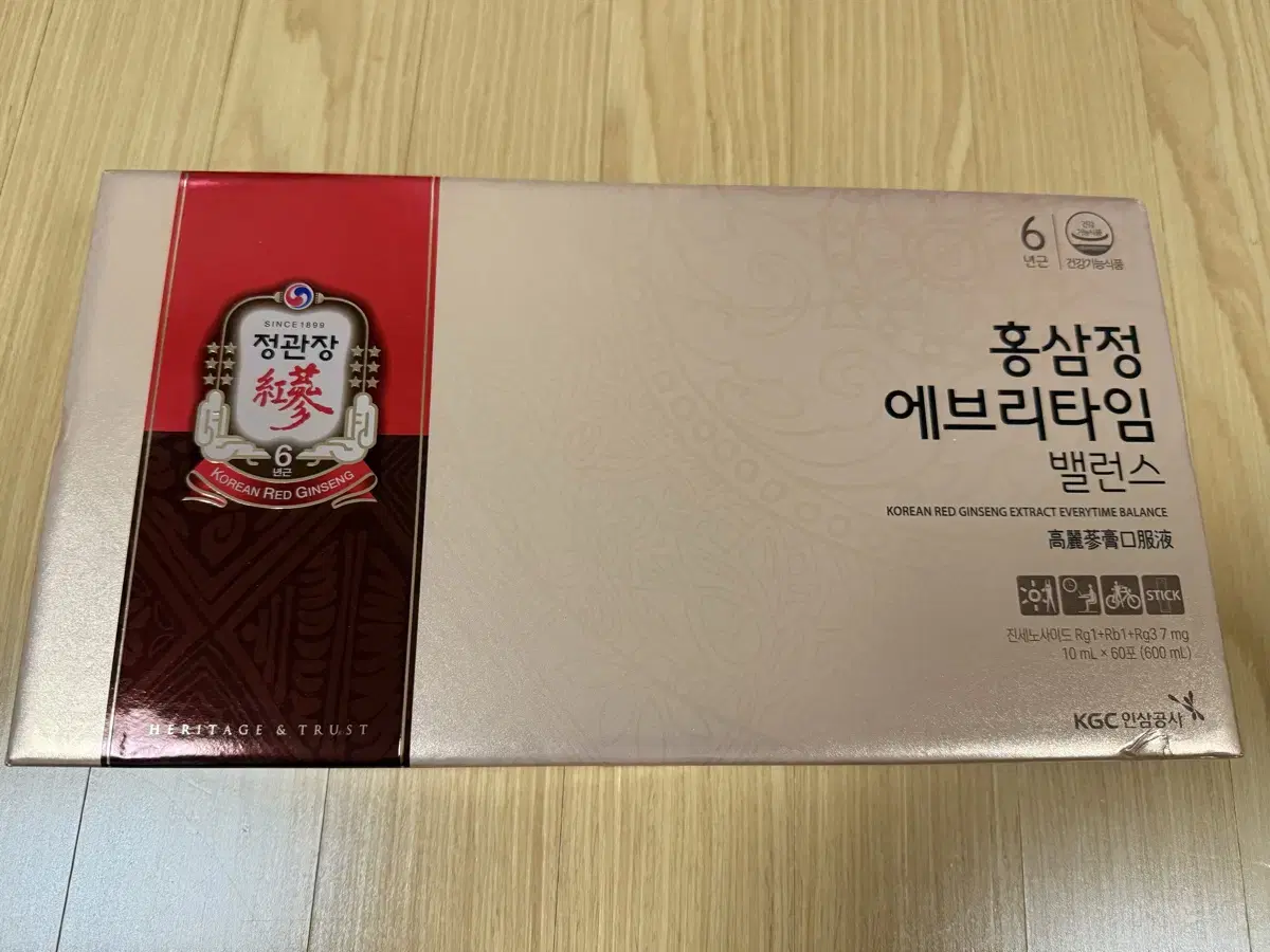 홍삼정 에브리타임 밸런스 10ml*60포