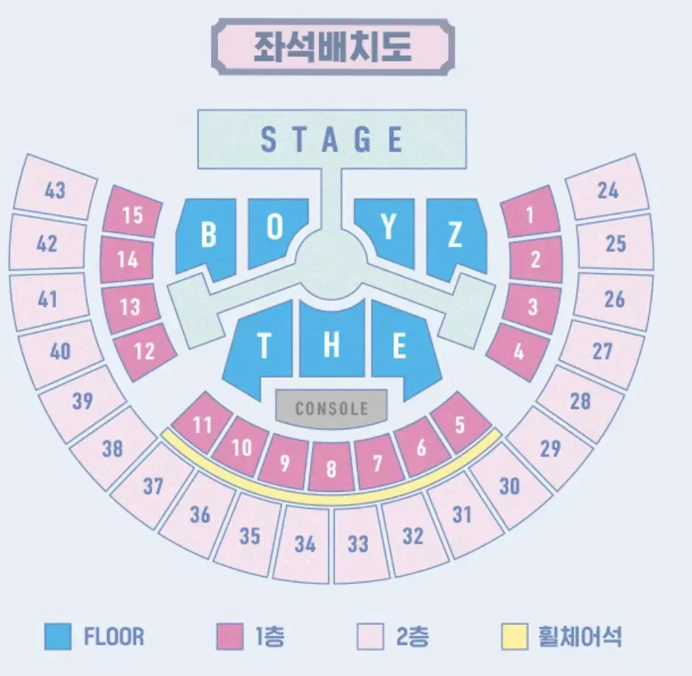 fan con, 1st floor, 1st zone, 20th row (9th row in real terms), 3rd row from the back, Derbyland First Concert