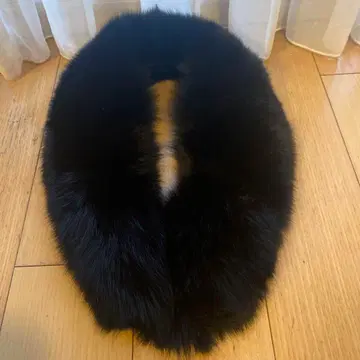 [미사용 새상품] 블랙 퍼스 누드 폭스