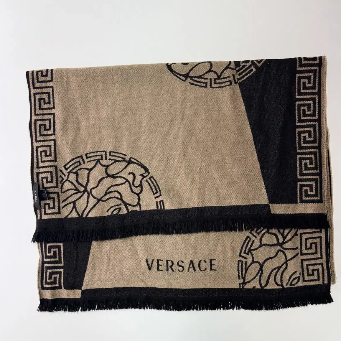 배르사체 VERSACE 메두사 울 머플러