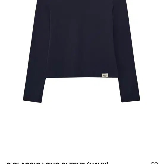 글로니 G CLASSIC LONG SLEEVE (NAVY) 티셔츠