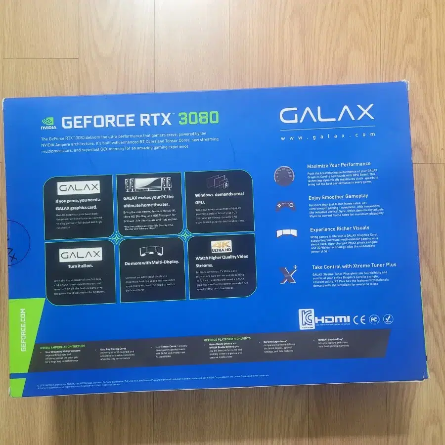 갤럭시 GALAX RTX 3080 그래픽카드