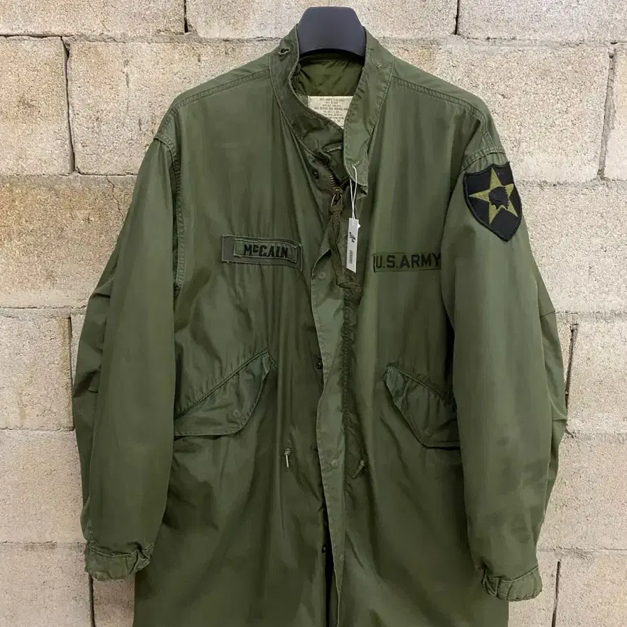 U.S. Army OG M-65 피쉬테일 파카