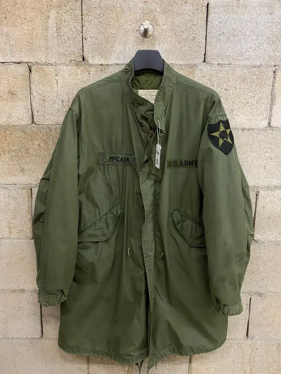 U.S. Army OG M-65 피쉬테일 파카