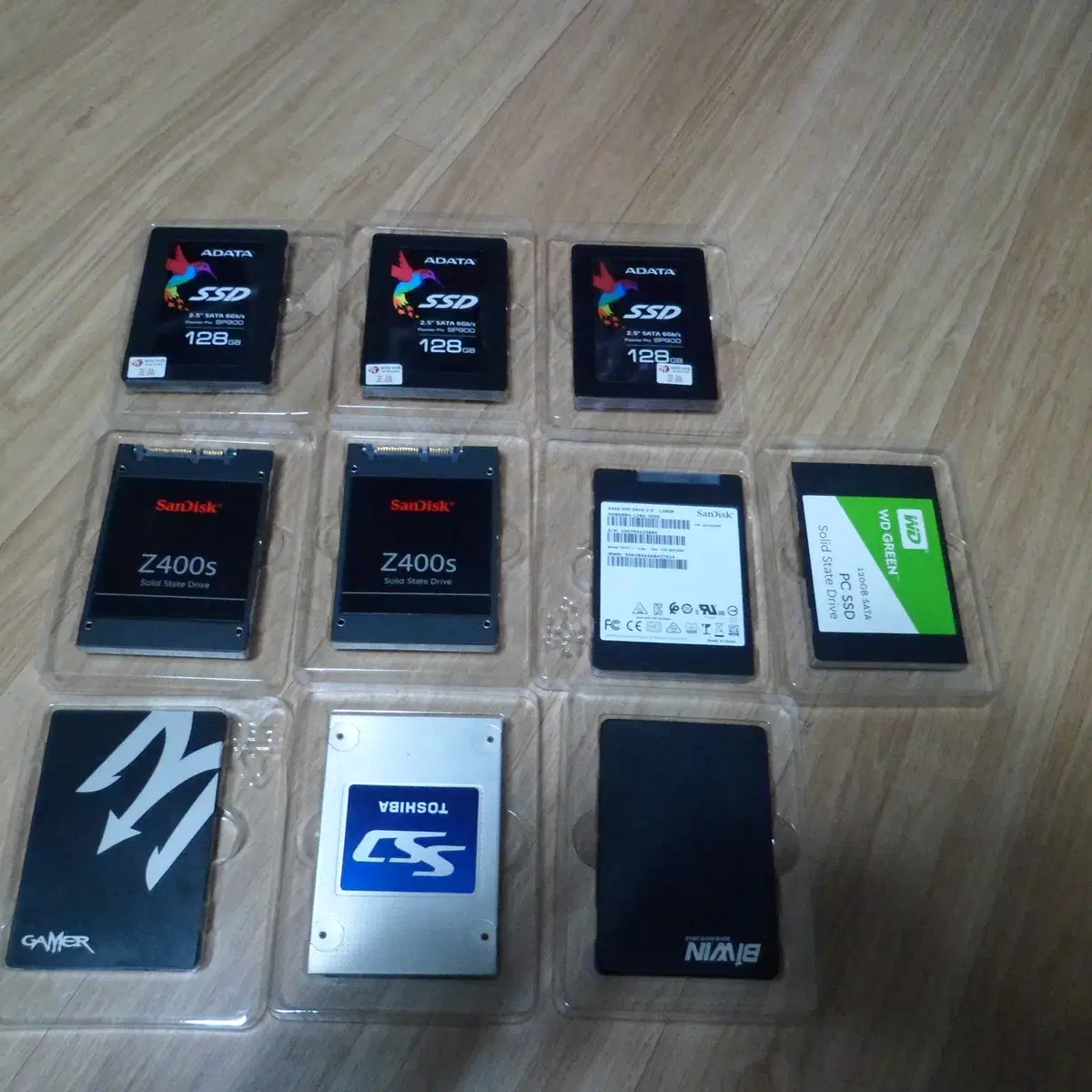 2.5인치 ssd 120~128GB  10개 일괄