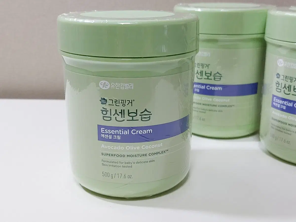 그린핑거 힘센보습 에센셜 크림 500g 새상품