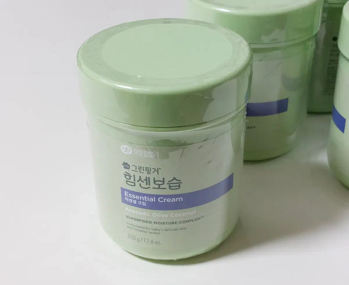 그린핑거 힘센보습 에센셜 크림 500g 새상품