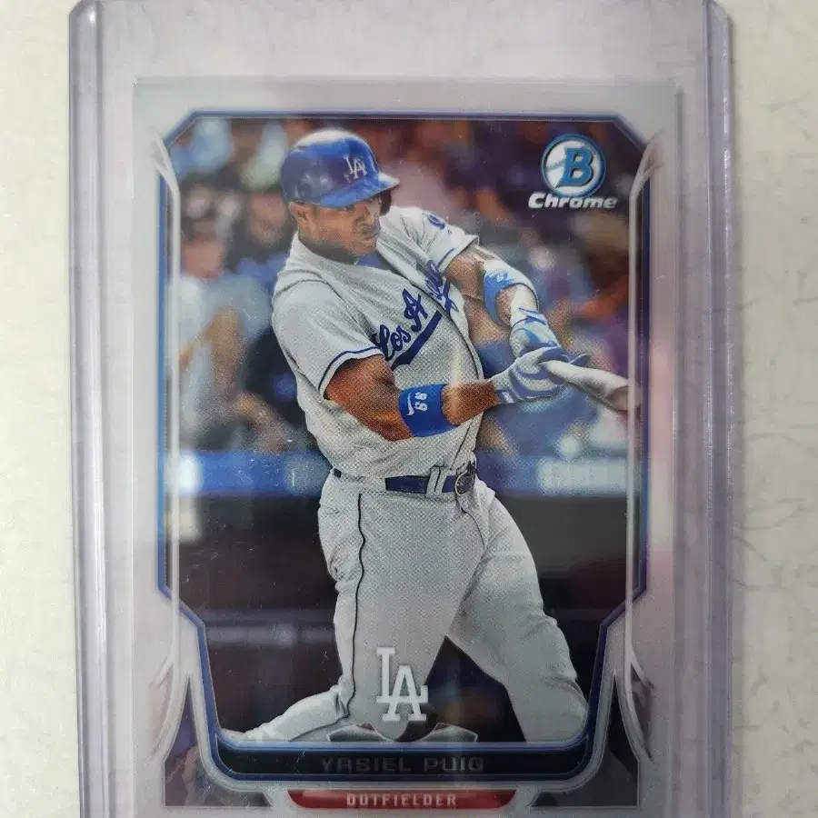 야시엘 푸이그 bowman chrome 카드 판매 키움히어로즈