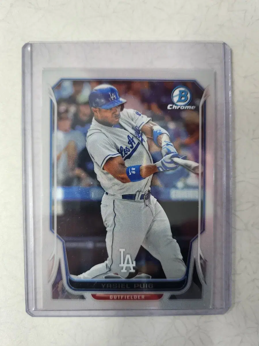 야시엘 푸이그 bowman chrome 카드 판매 키움히어로즈