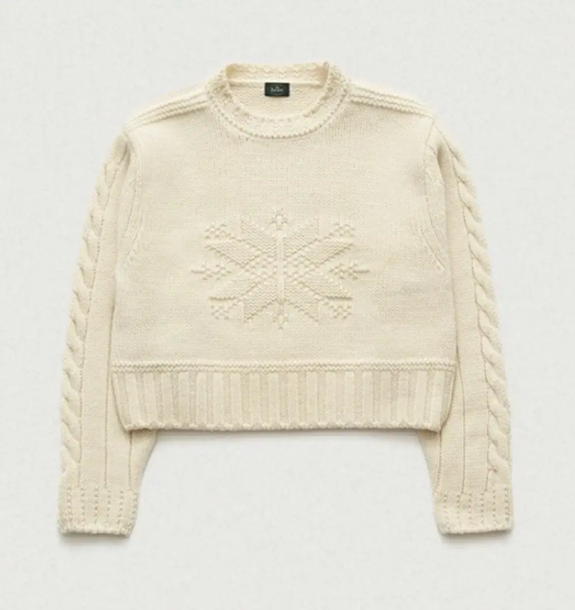 더바넷 니트 / Ivory Snow Crystal Knit Swe