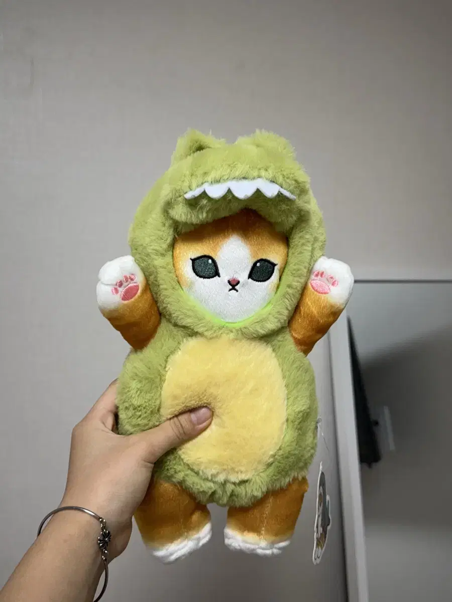 모프샌드 고양이 공룡탈 인형