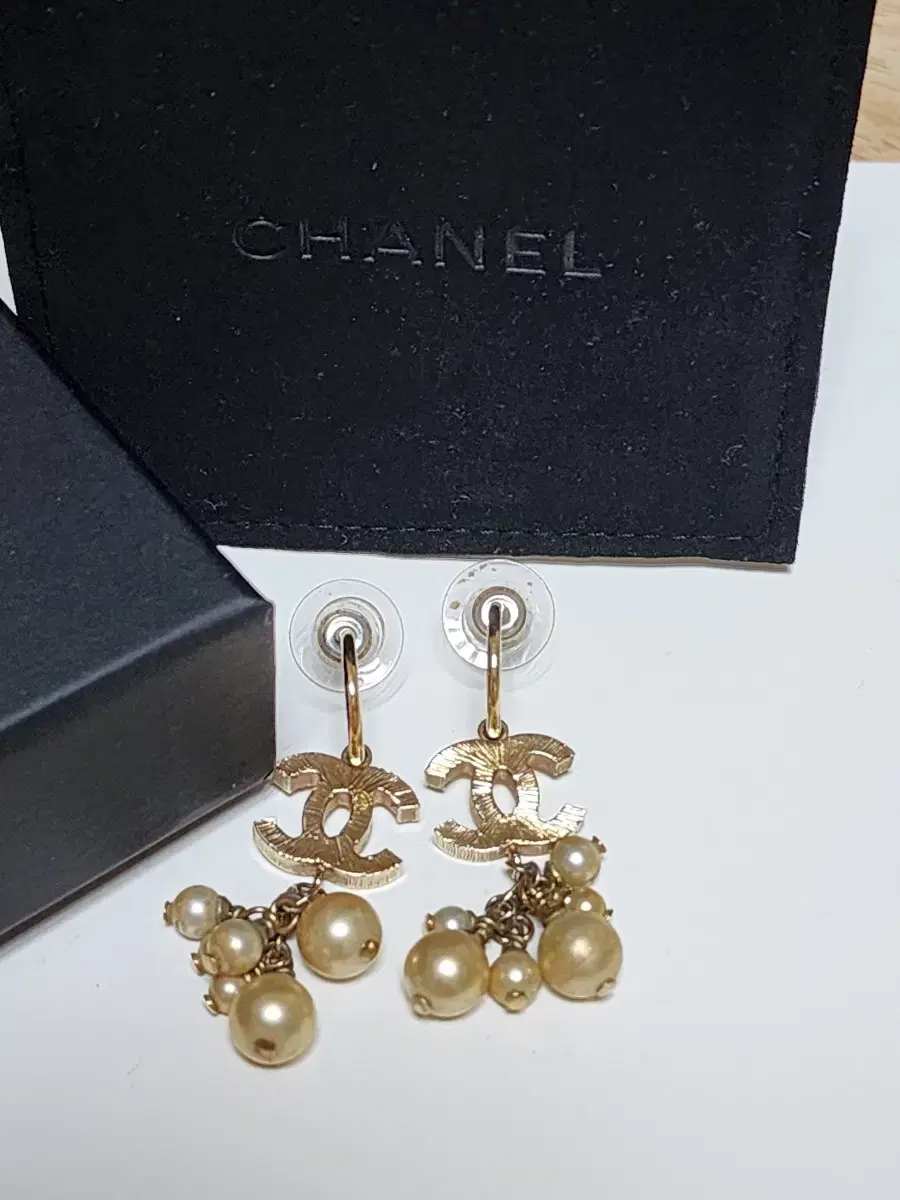 Chanel Coco Pearl Rattle Earrings