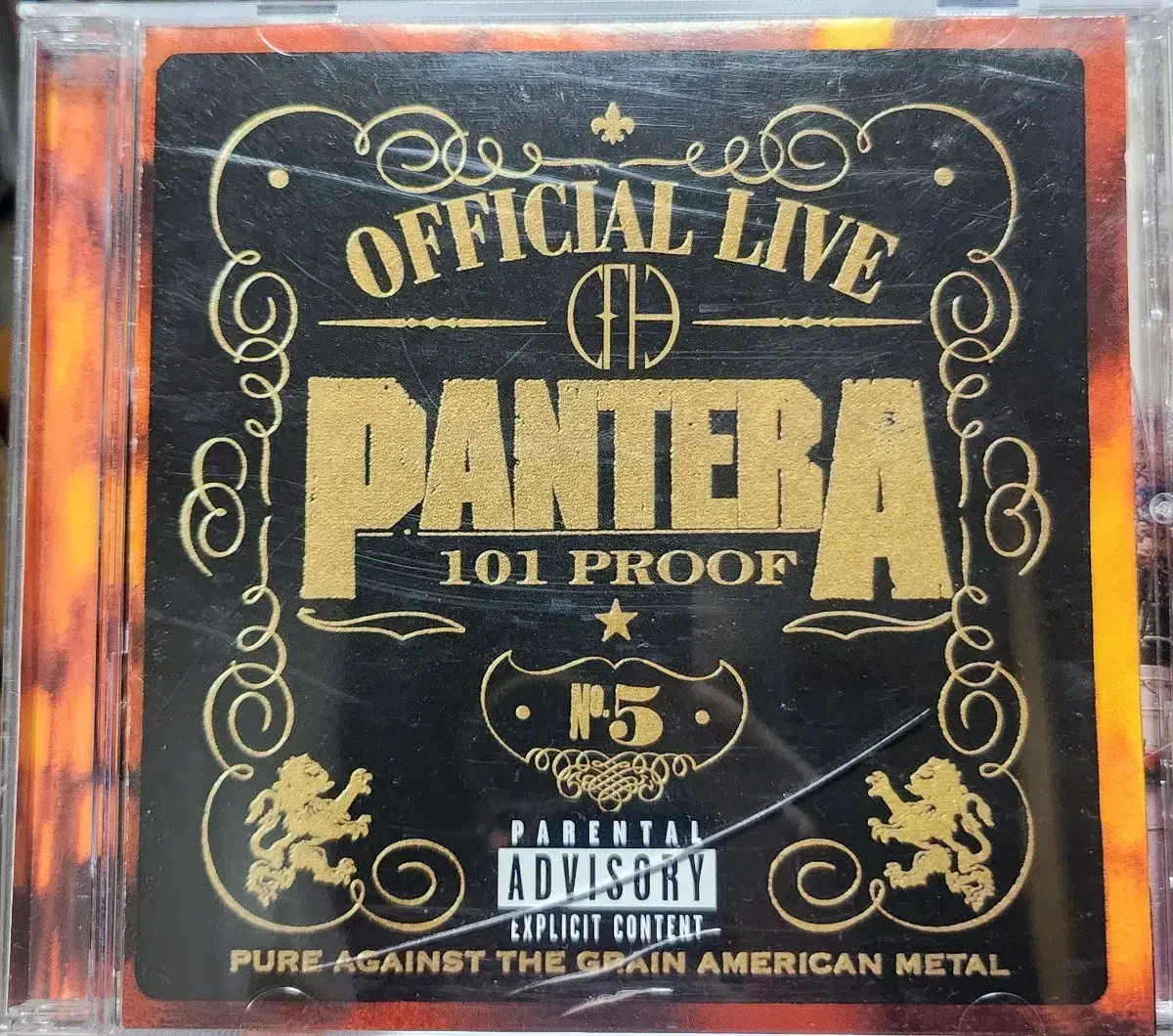 PANTERA OFFICIAL LIVE 101 PROOF 수입반CD