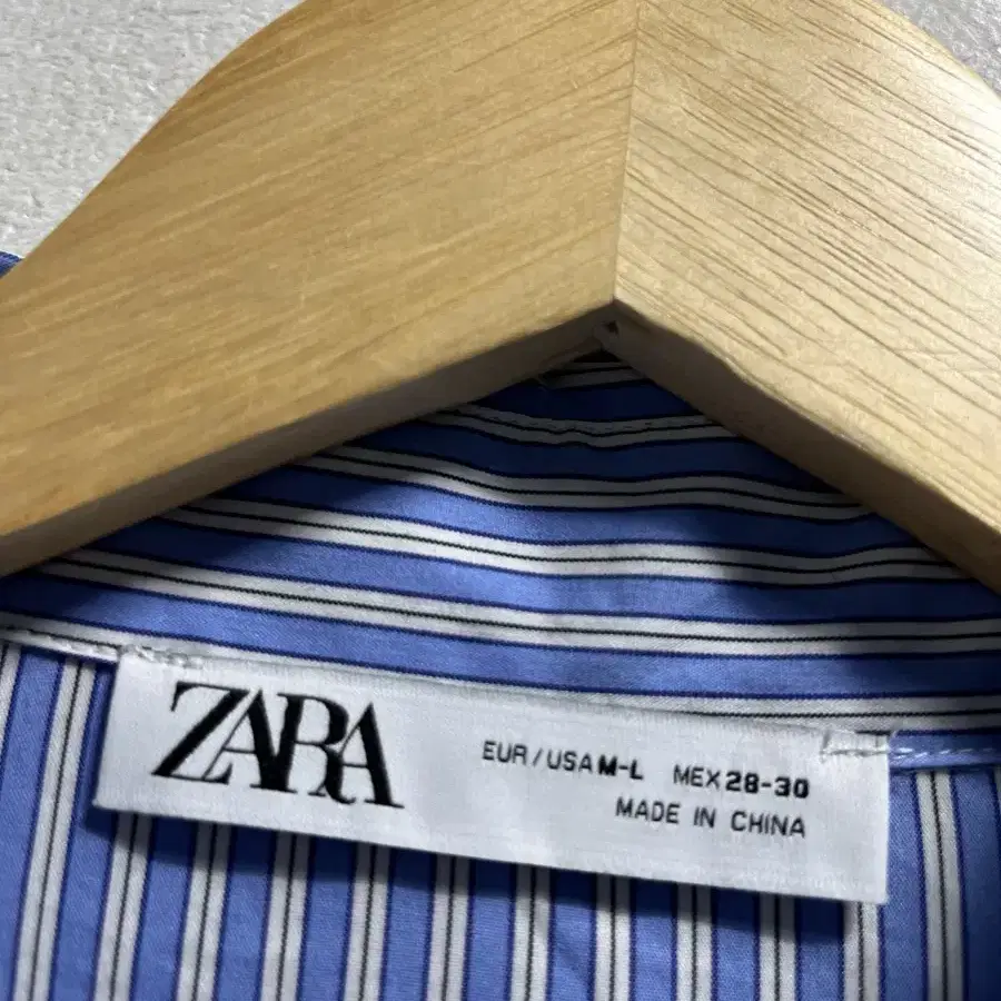 66-77 ZARA 자라 레이어드 루즈핏 니트 조끼 셔츠 남방 정품