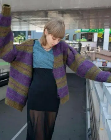 퍼버즈 퍼버즈 모헤어 가디건