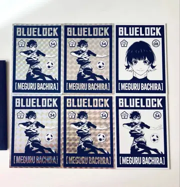 블루록 아디다스 카드 스티커  매장 한정판 홀로그램