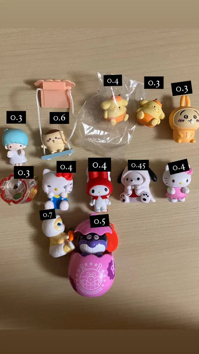 Sanrio, Munjakki, etc. Gacha sales