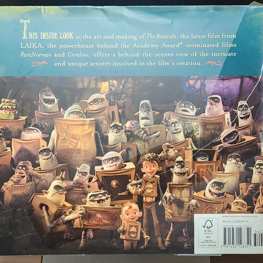 박스트롤 Boxtrolls 아트북