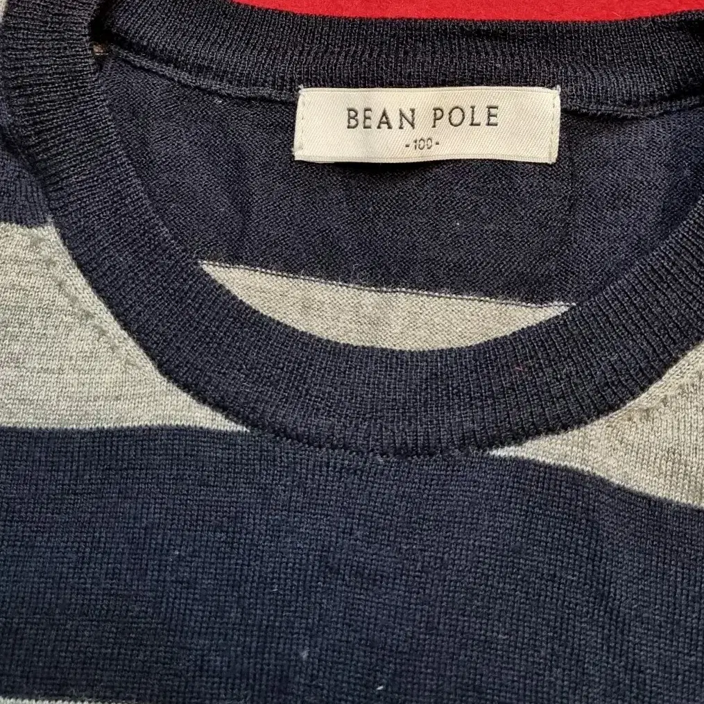 Bean Pole  라운드 니트 100