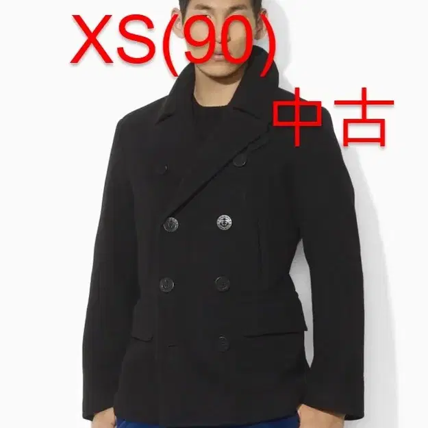 폴로 아카데미 피코트 블랙 XS