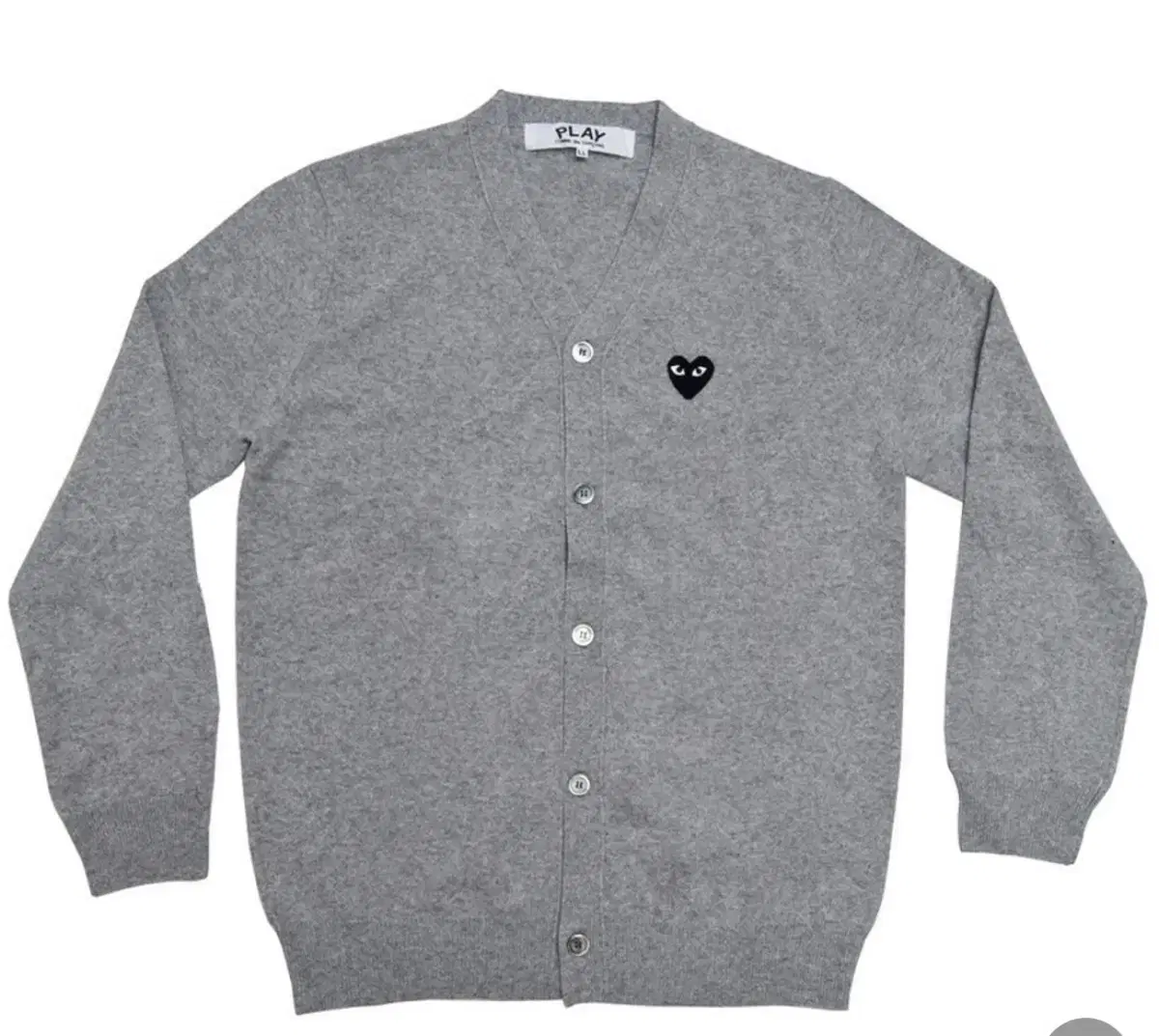 [XXL] Comme des Garçons Men's Cardigan Basic Waffle Gray Black Waffle