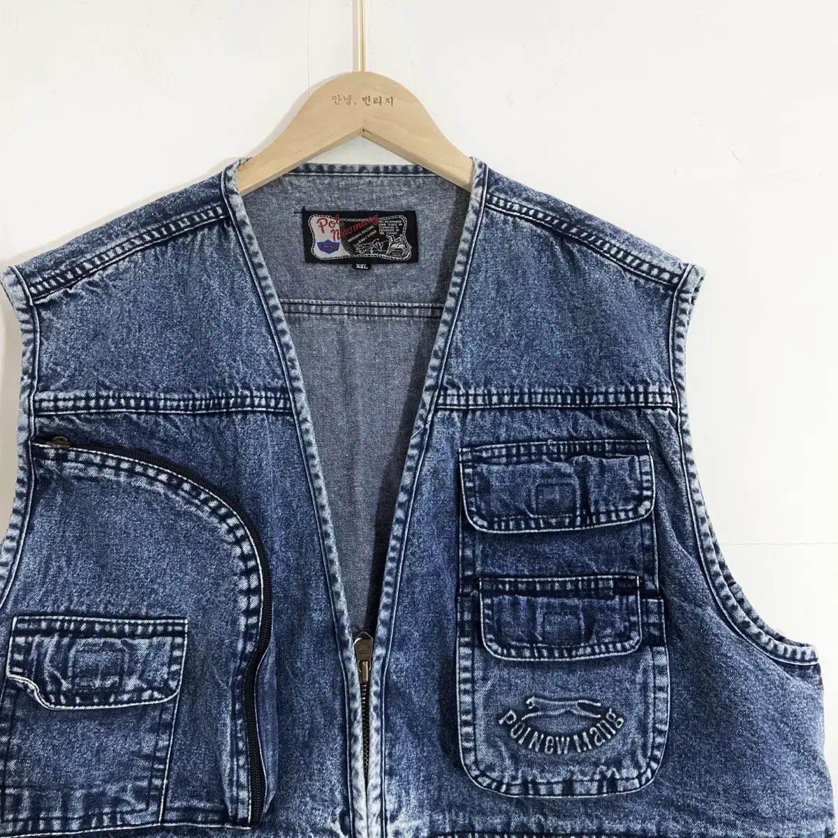 빈티지 청조끼 Size 2XL(115) Vintage Jean Vest