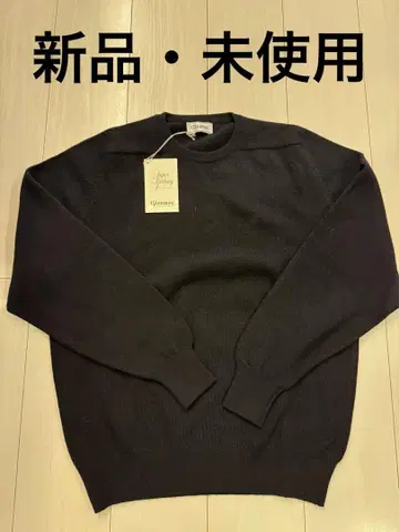글렌맥 슈퍼 질롱 울 스웨터 블랙 새상품 - 미사용 새상품