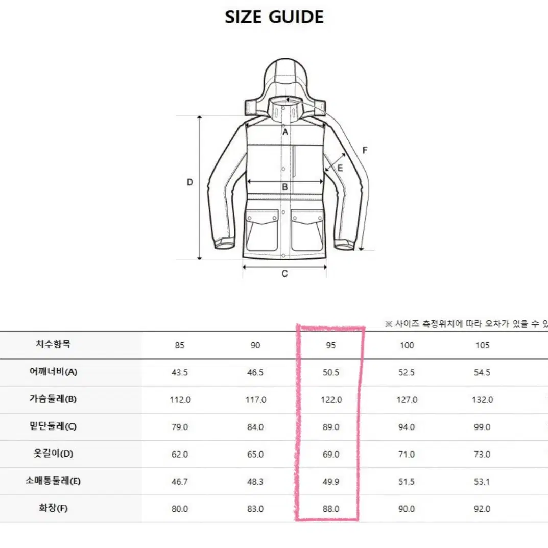 디스커버리 마운틴쿡 RDS 다운 숏패딩 블랙 95