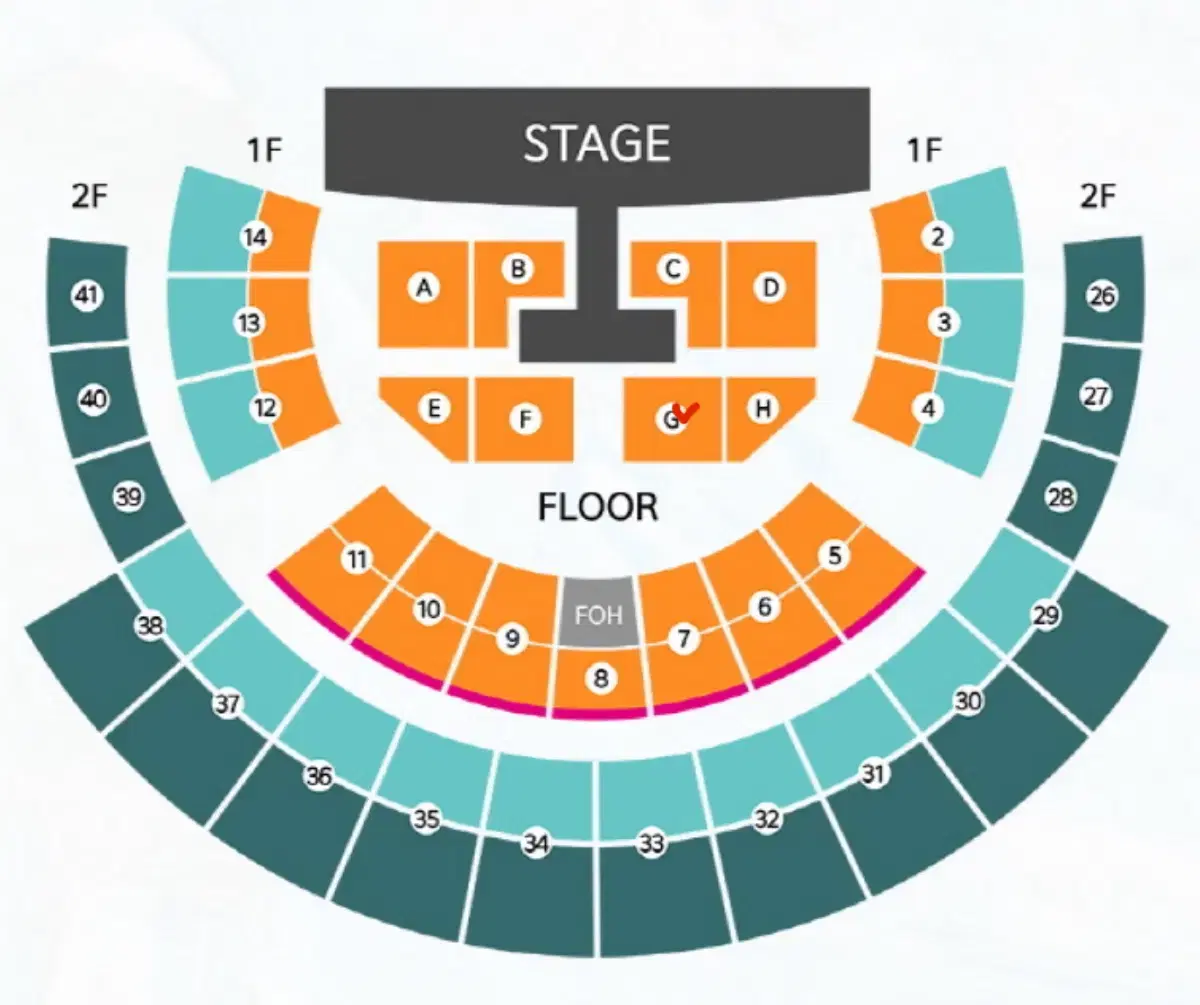 2025 윤하 앵콜 콘서트 FLOOR G구역 6열 연석