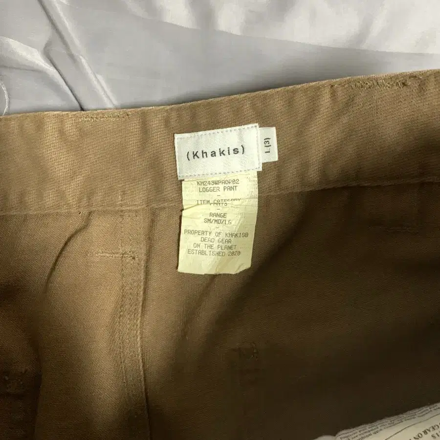 카키스 logger pant