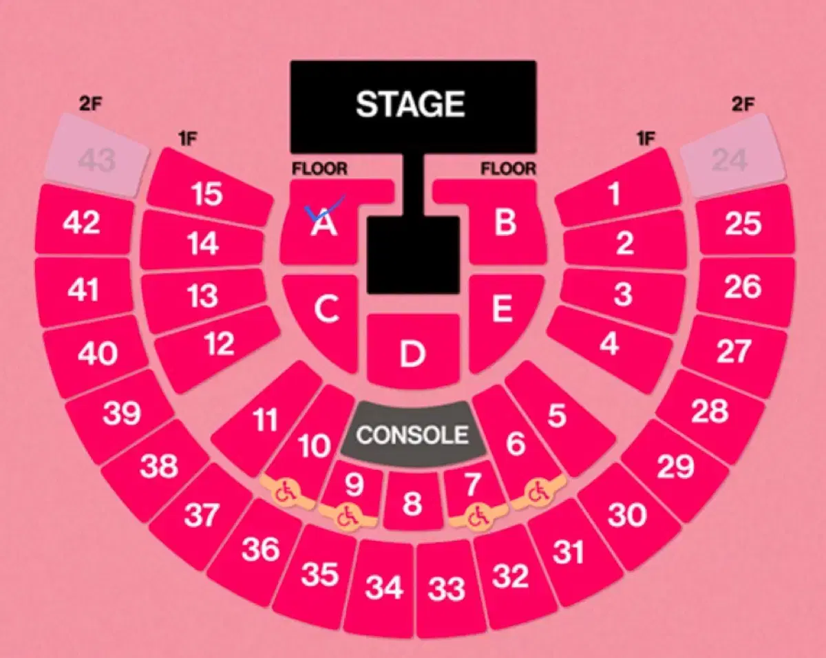 TAEYEON CONCERT - The TENSE FLOOR층 A구역