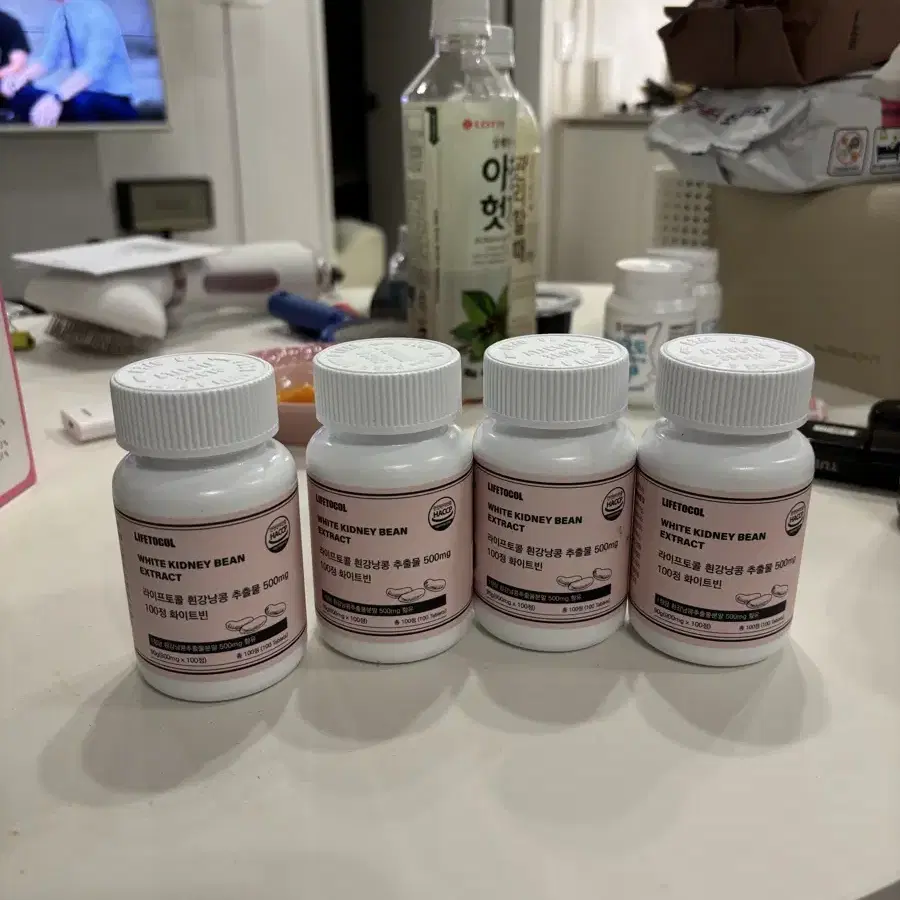 라이프토콜 흰강낭콩 추출물 500mg 100정 화이트 빈 파세올라민 [원