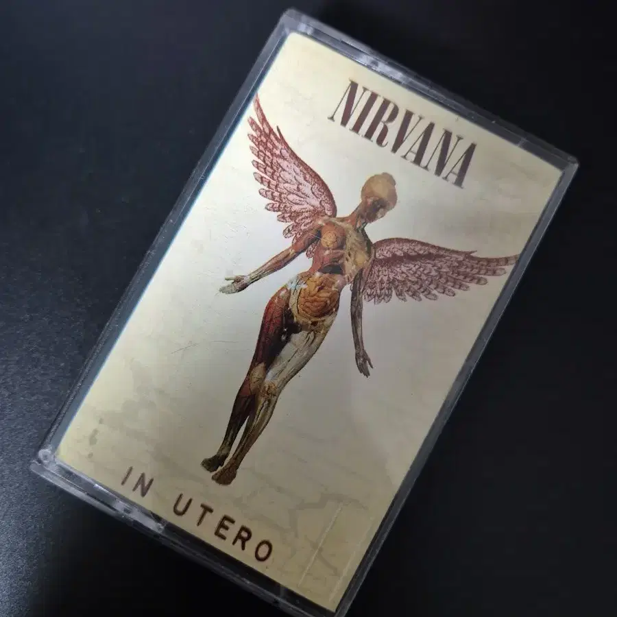 너바나 nirvana IN UTERO 카세트 테이프