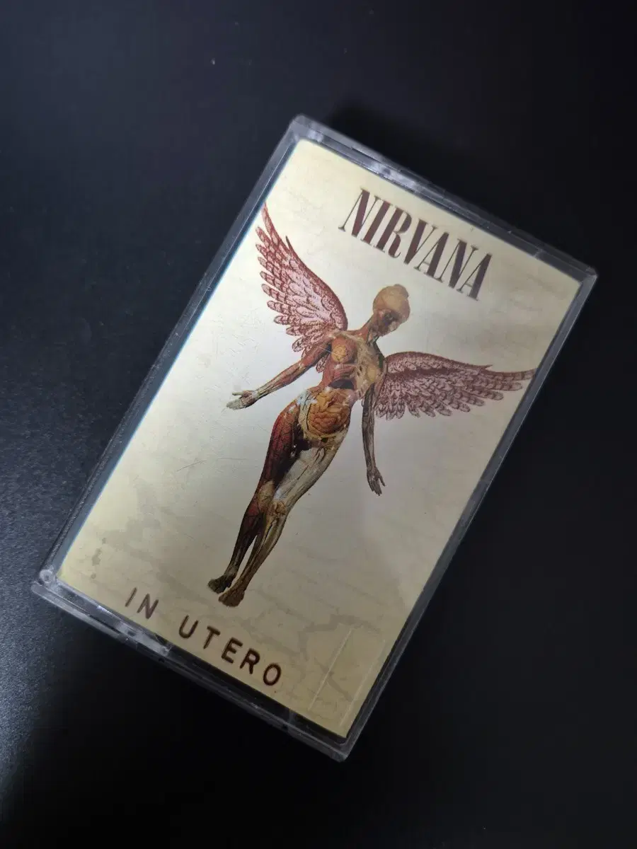 너바나 nirvana IN UTERO 카세트 테이프