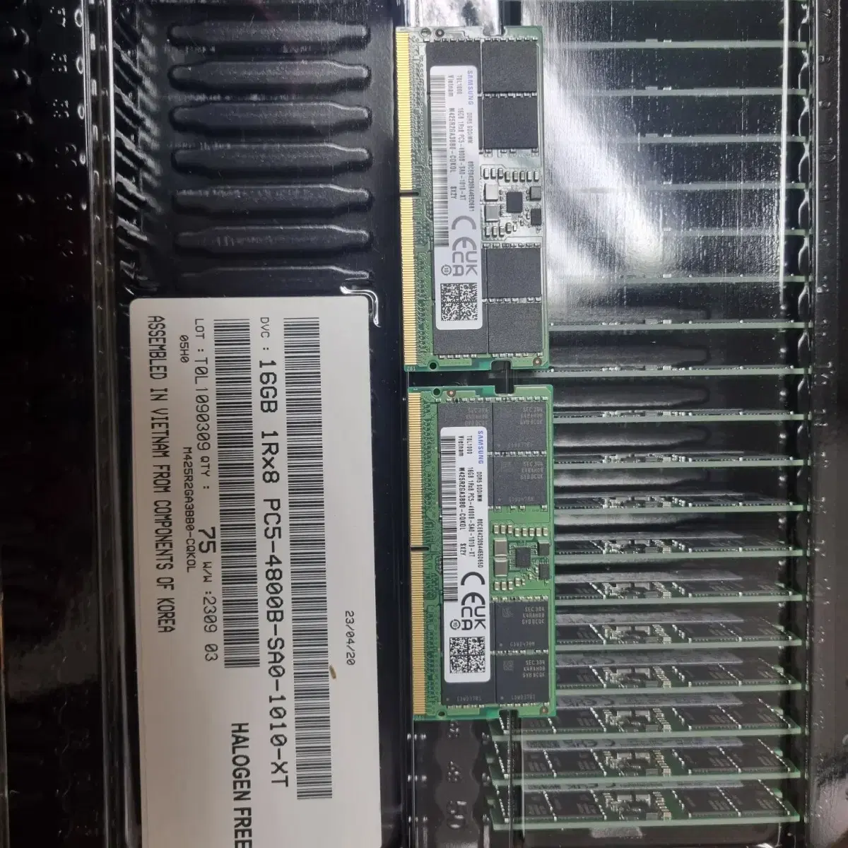 삼성 노트북메모리 DDR5 16GB 4800 미개봉