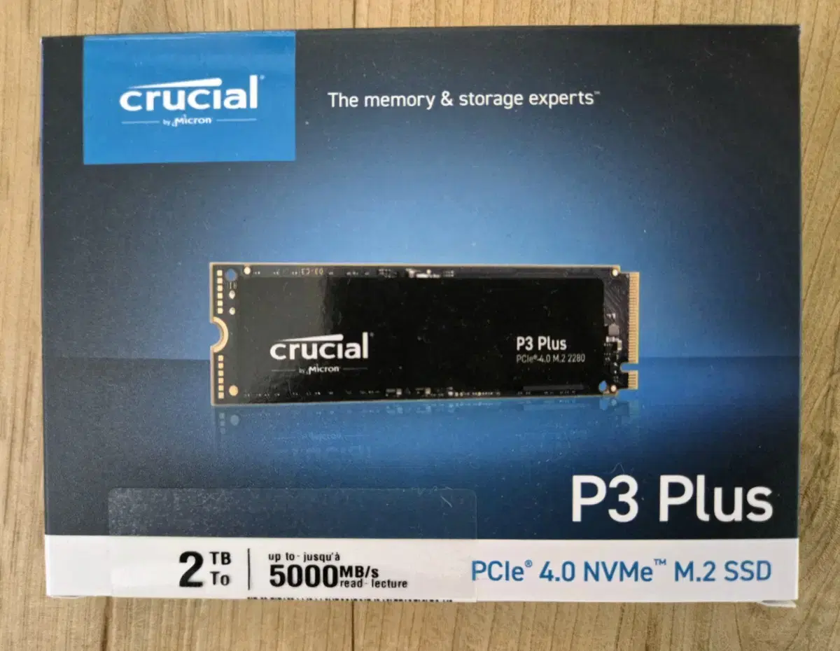 마이크론 P3 PLUS, 2TB SSD 팝니다.