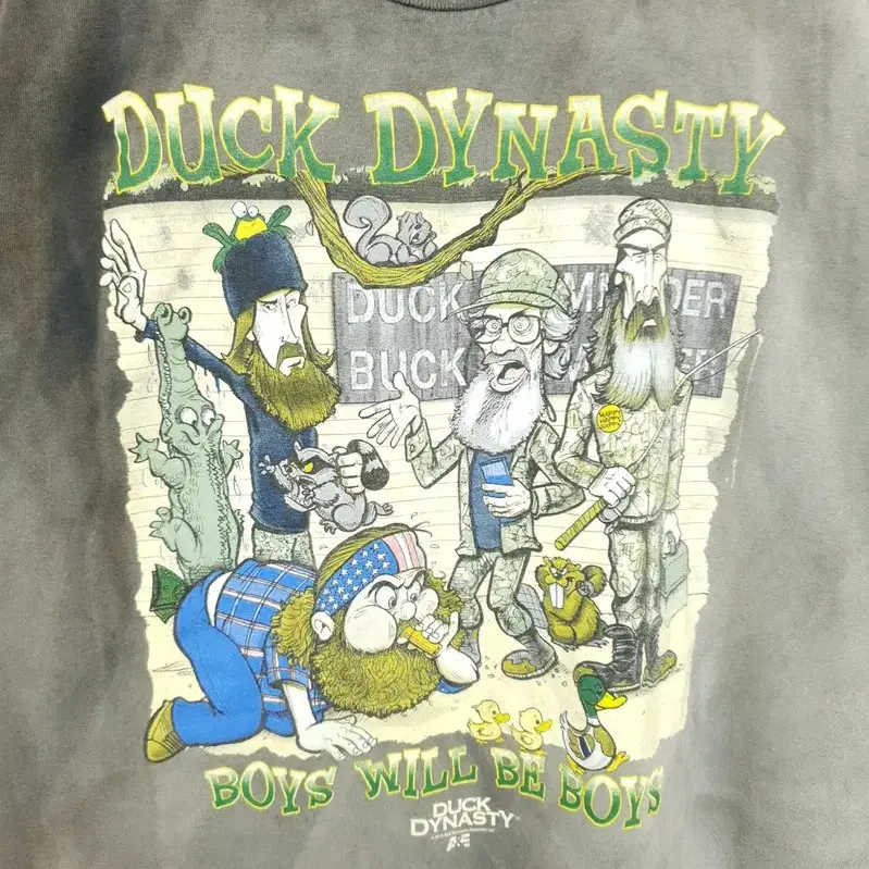 델타 프로 웨이트 DUCK DYNASTY 빈티지 반팔 2XL