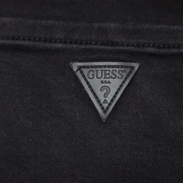 (31in) 게스 GUESS 남성 블랙 데님팬츠