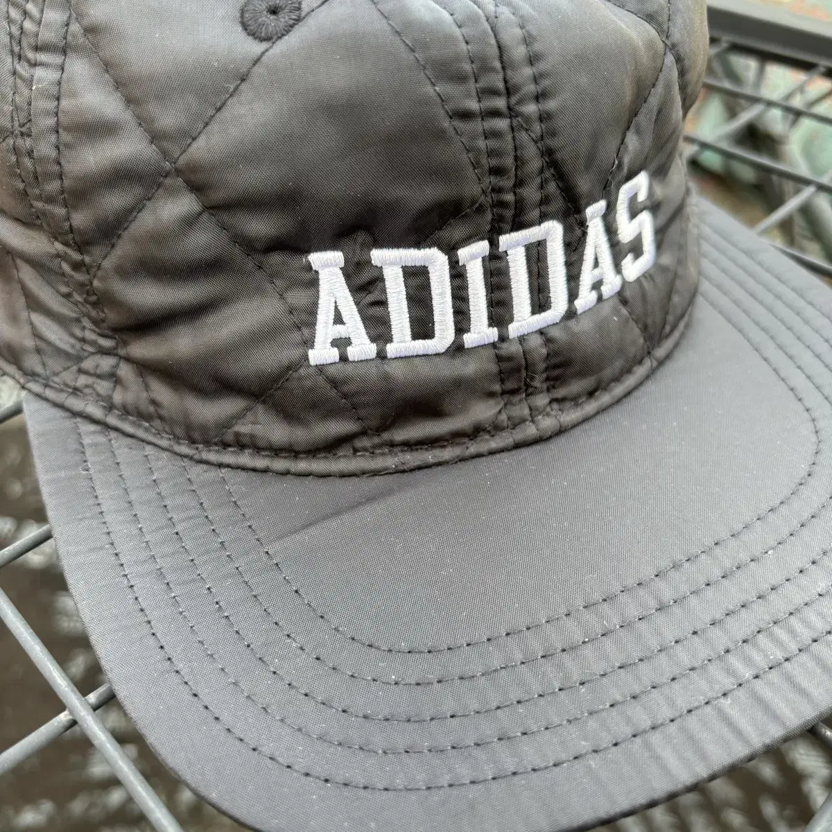 Adidas 아디다스 누빔 퀄팅 블랙 볼캡