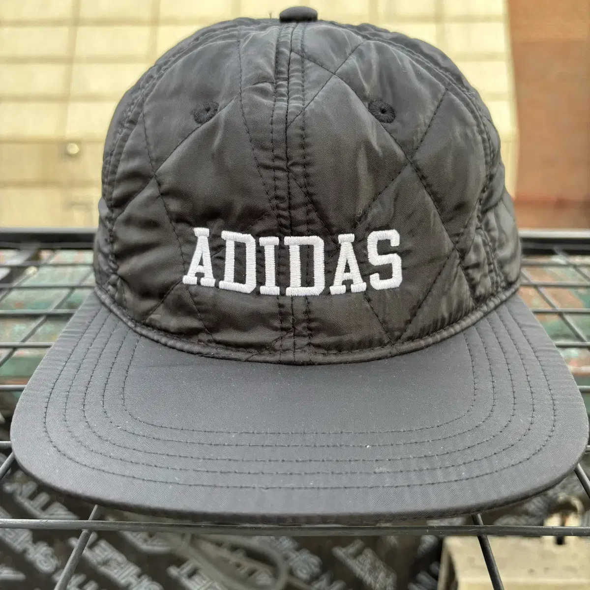 Adidas 아디다스 누빔 퀄팅 블랙 볼캡