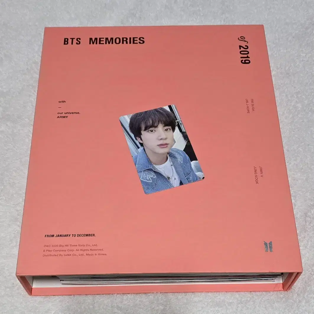 BTS 방탄 2019 메모리즈 DVD (포카는 2021 석진으로 드려요)