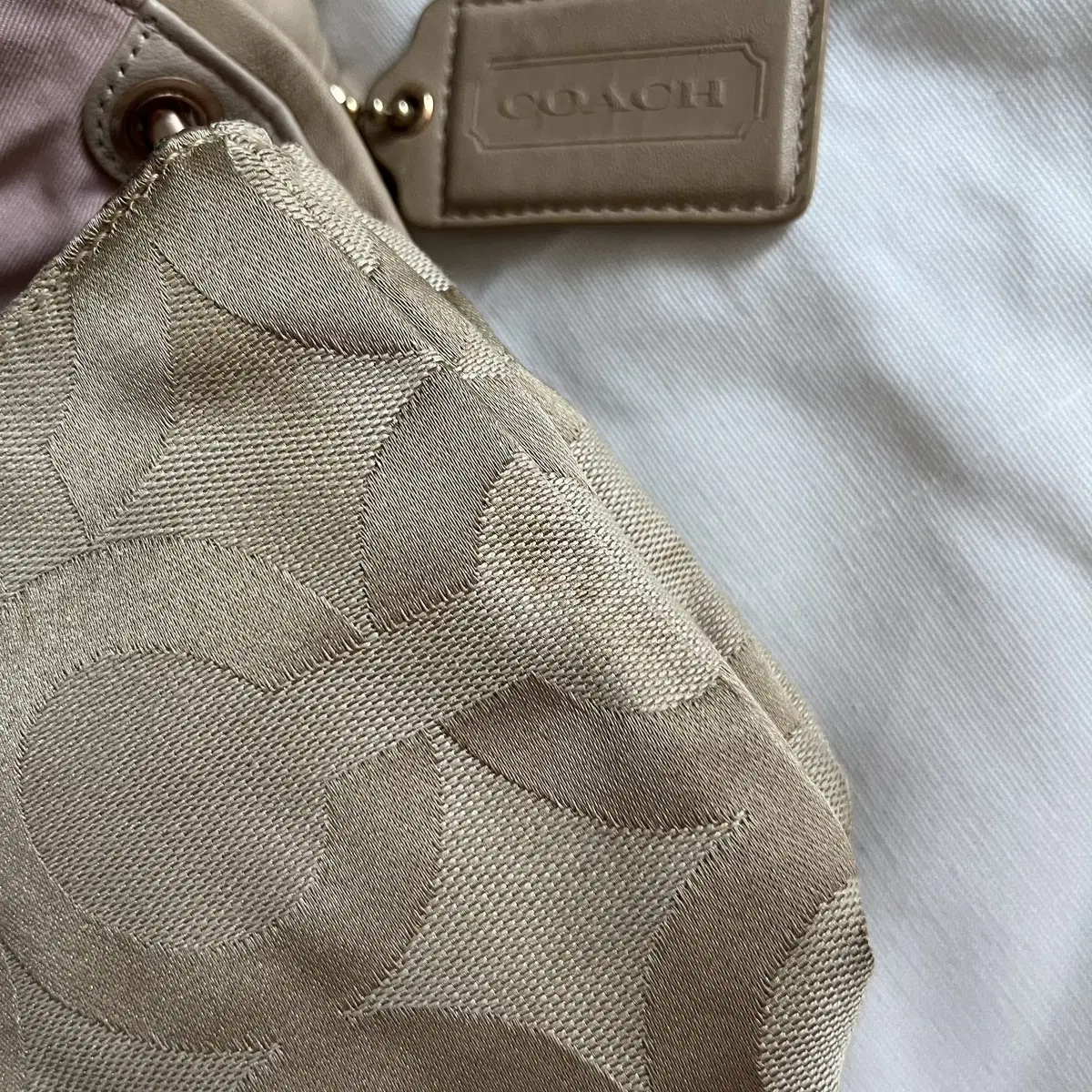 OACH 00's parker op art Jacquard Bag