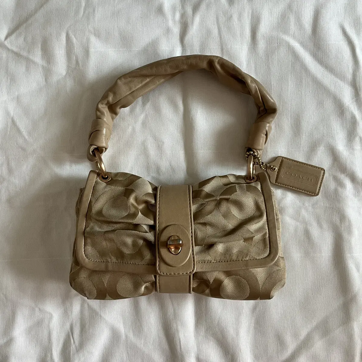 COACH 00's parker op art Jacquard Bag