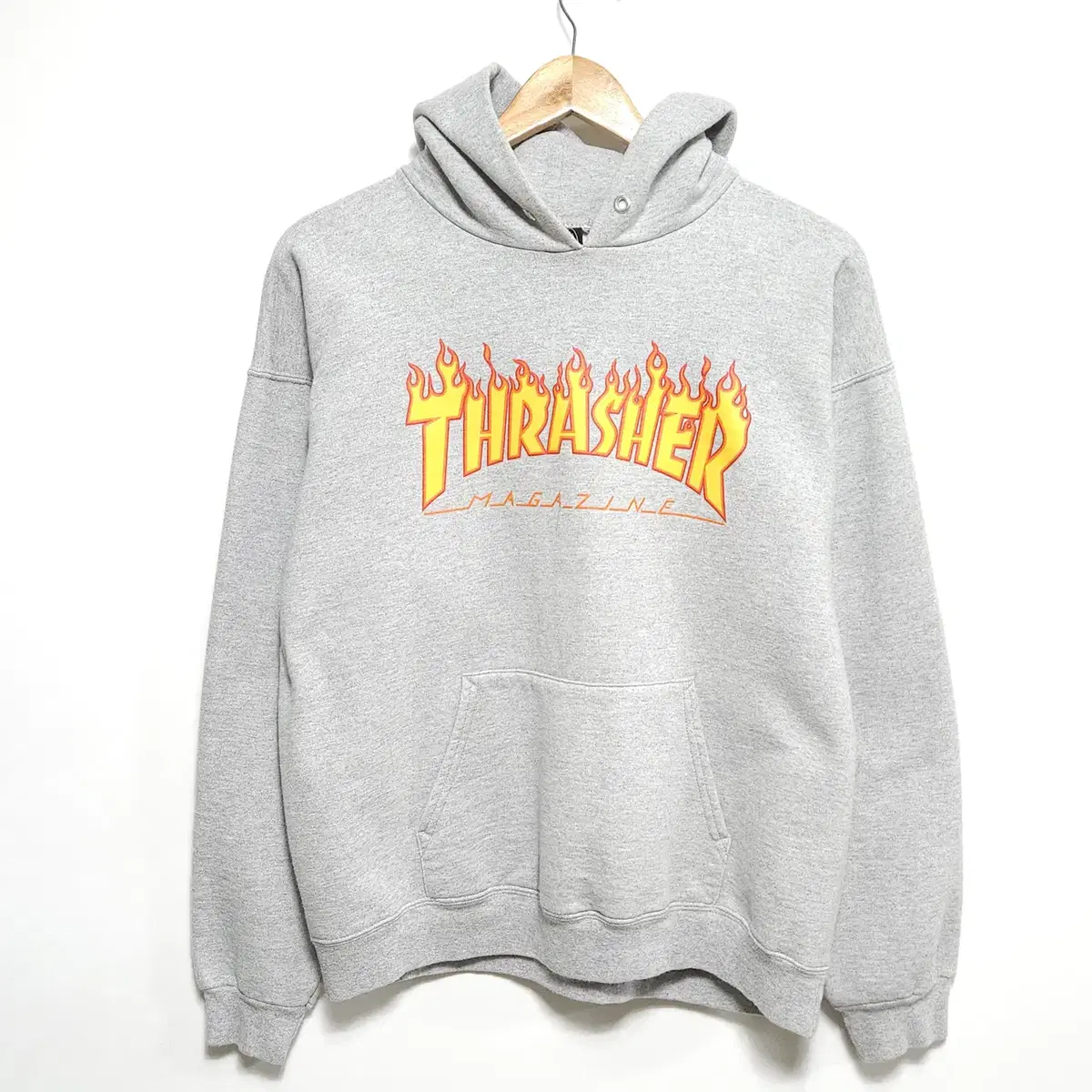 [남녀공용S]THRASHER 트레셔 플레임 기모 후드티