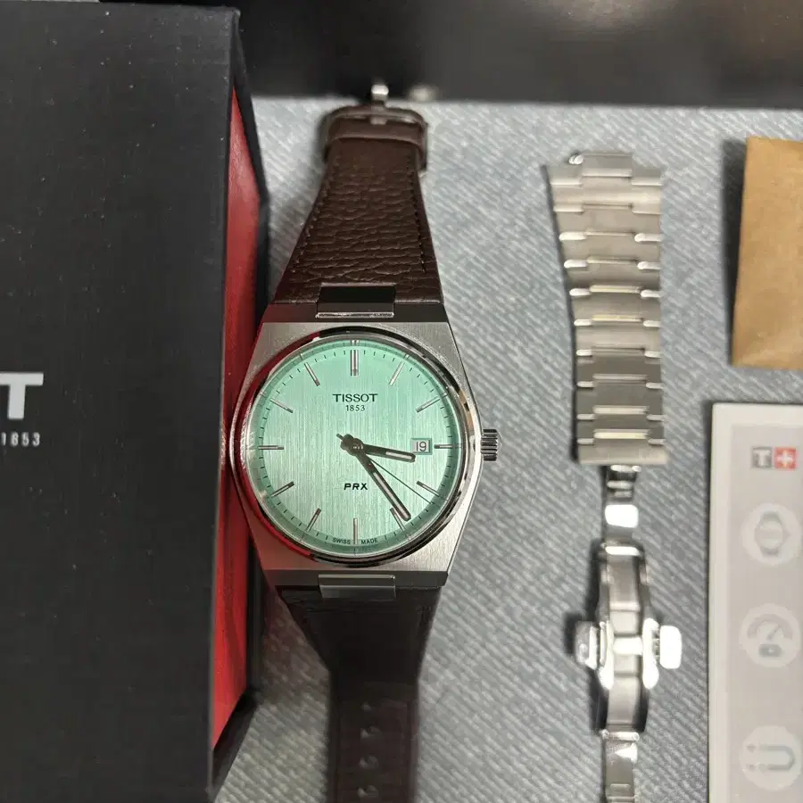 티쏘 PRX 40mm 티파니블루