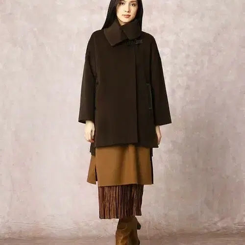 KIYOKO TAKASE wool & angora coat