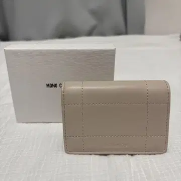 *새상품급* 모노콤사 카드 케이스 베이지