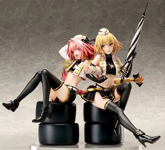 PLUSONE Fate Jeanne & Astolfo Racing unsealed Unreleased Figure