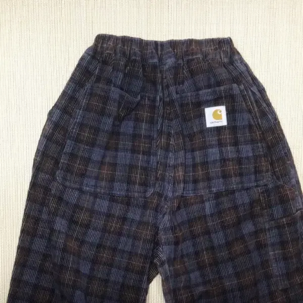 (38-40) 칼하트 타탄체크 골덴 FLINT PANT